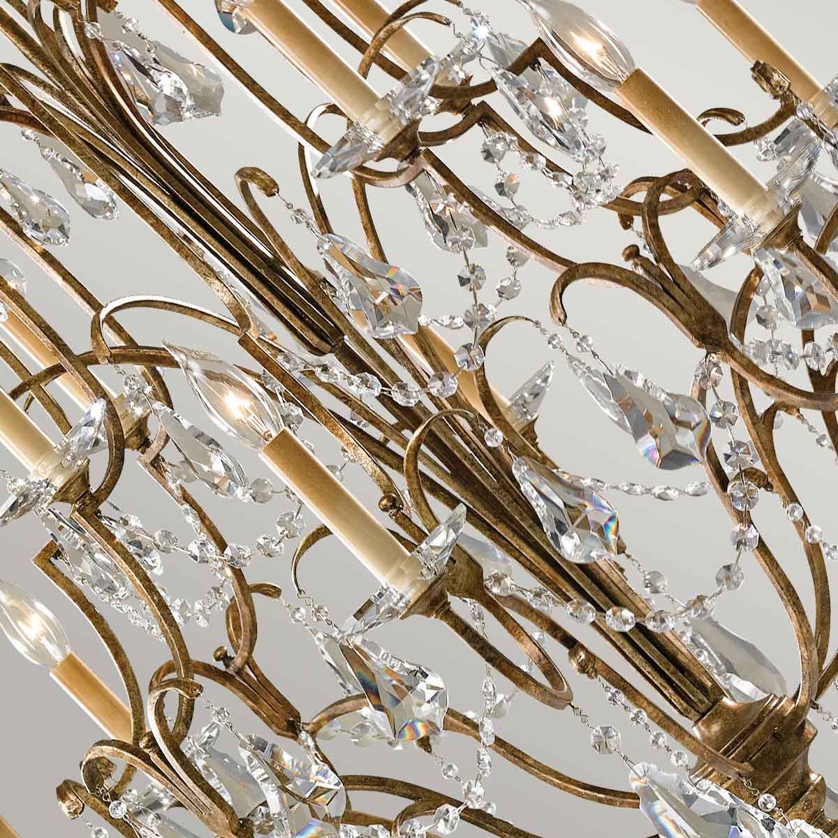 Marette Multi-Light-Tier Chandelier - Bronze