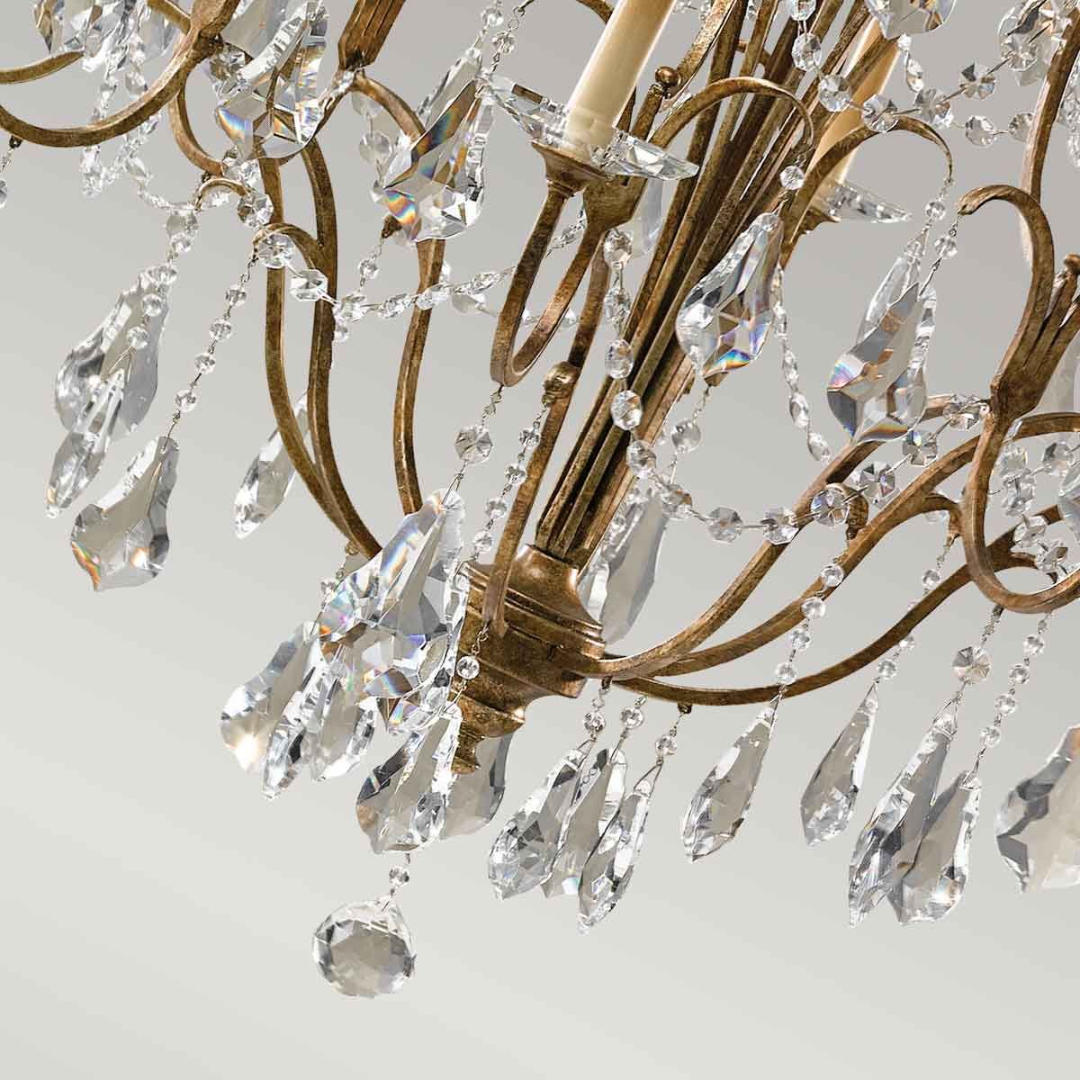Marette Multi-Light-Tier Chandelier - Bronze