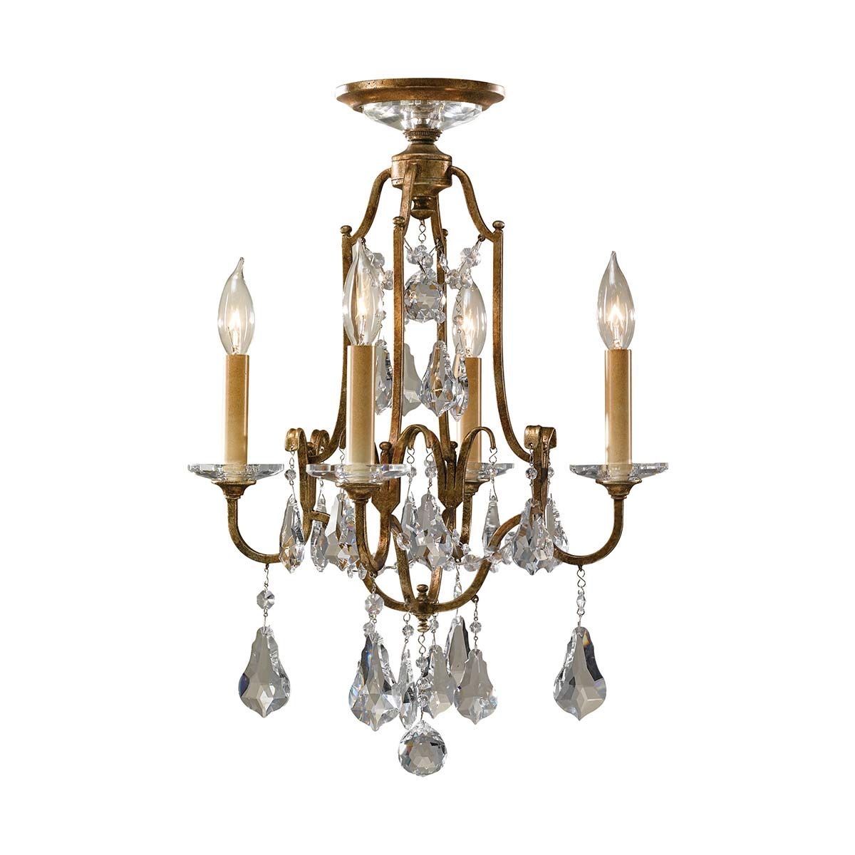 Marette 4 Light Chandelier - Bronze
