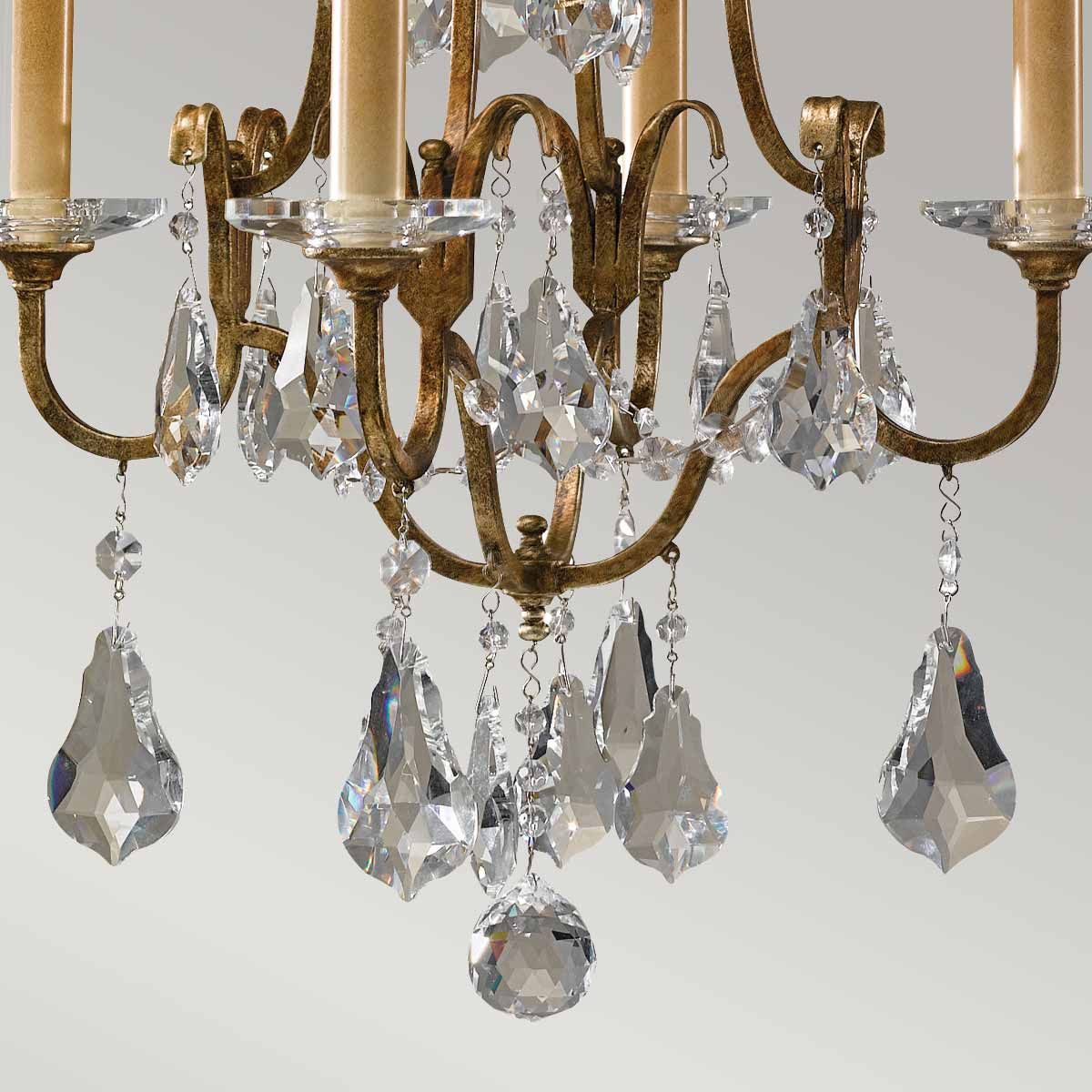 Marette 4 Light Chandelier - Bronze