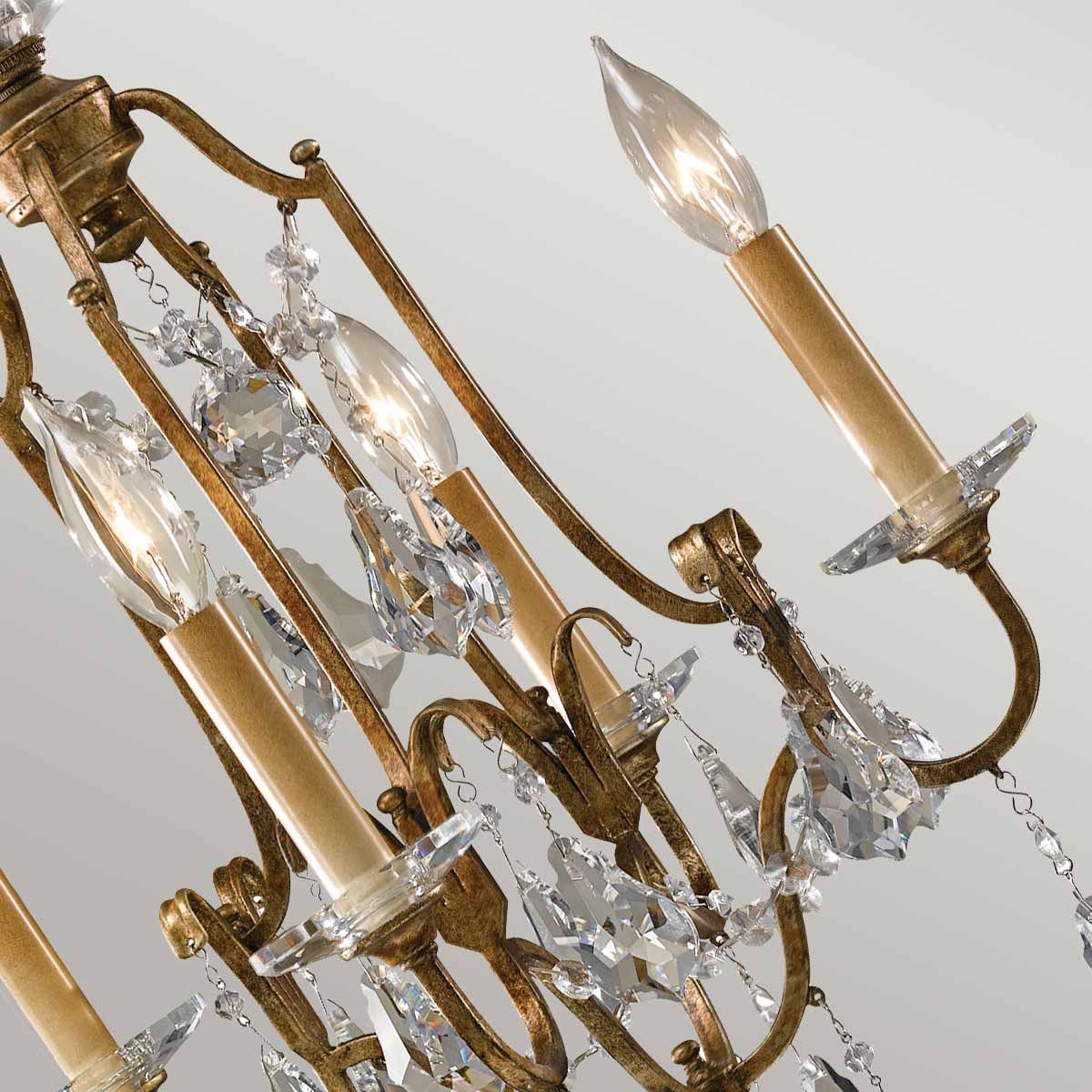 Marette 4 Light Chandelier - Bronze