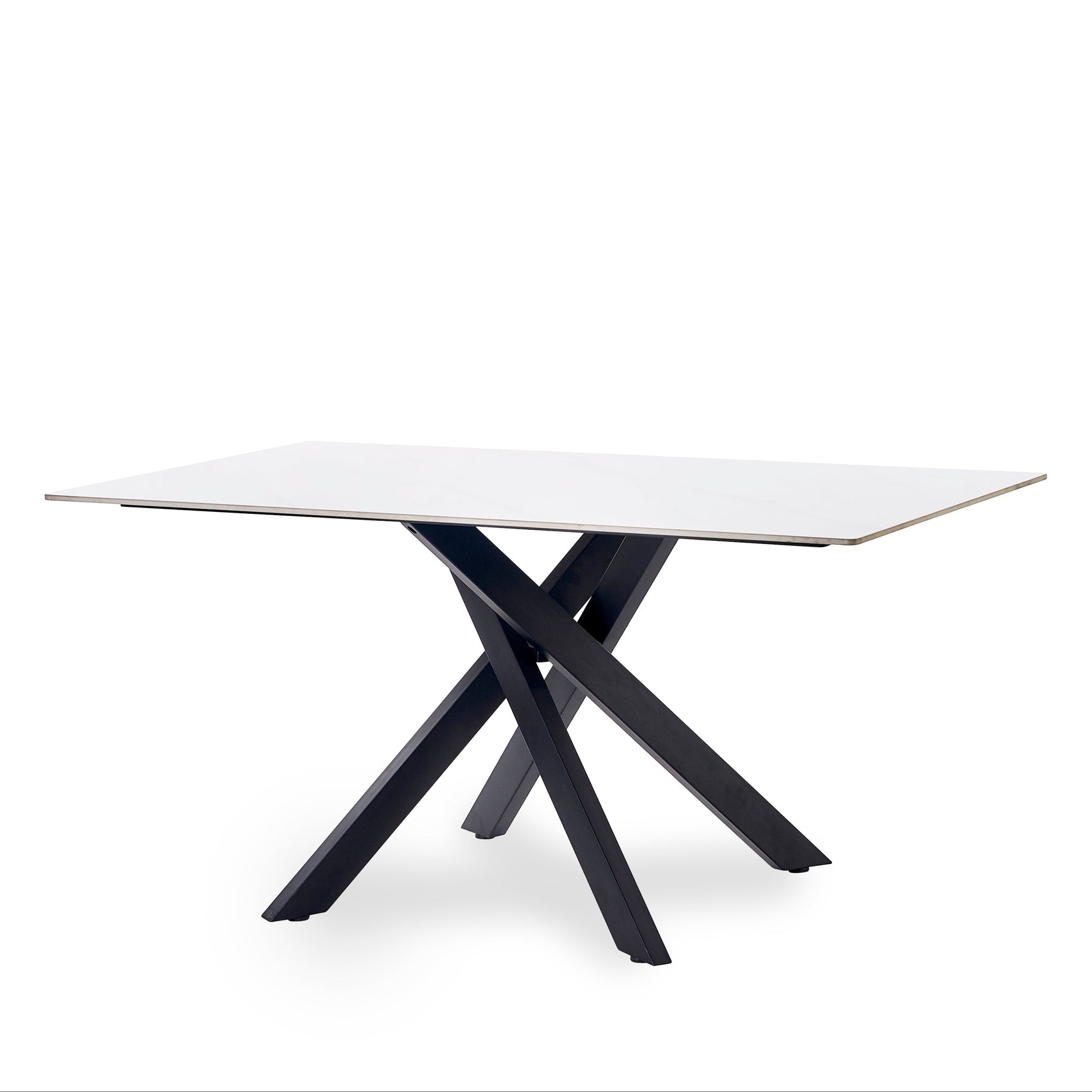 Morelia White Marble Dining Table