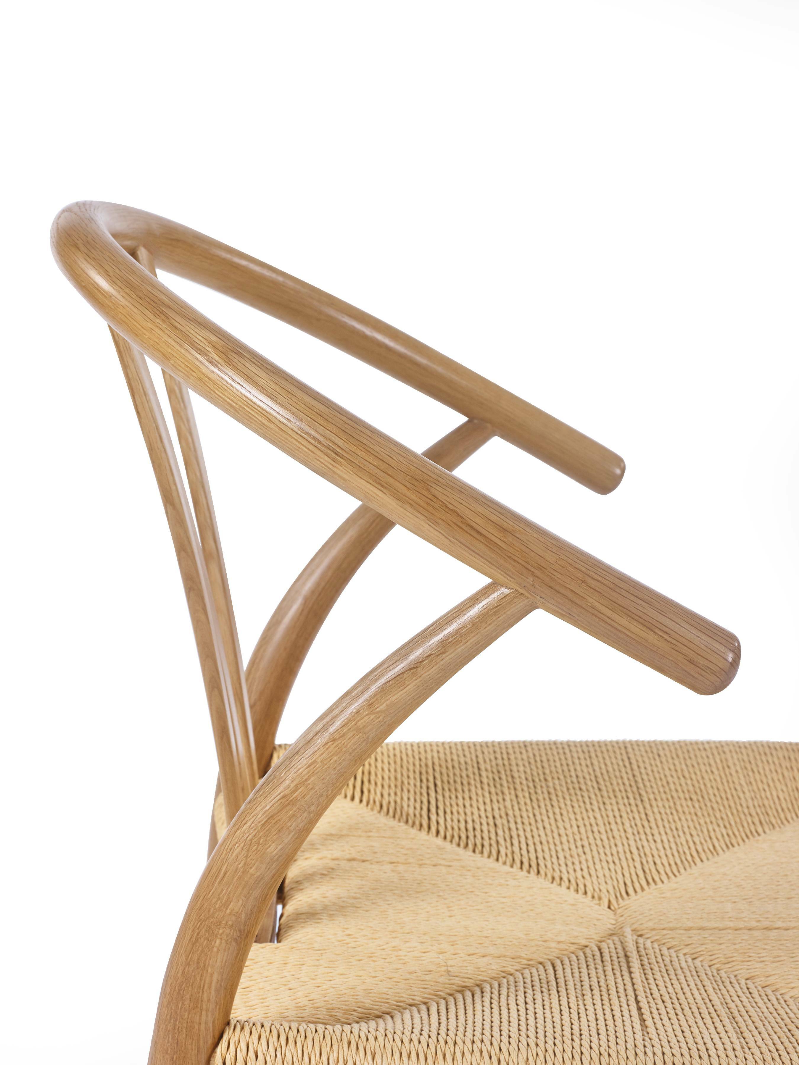 Set of 2 Drayton Natural Oak Wood Curved Dining Chairs