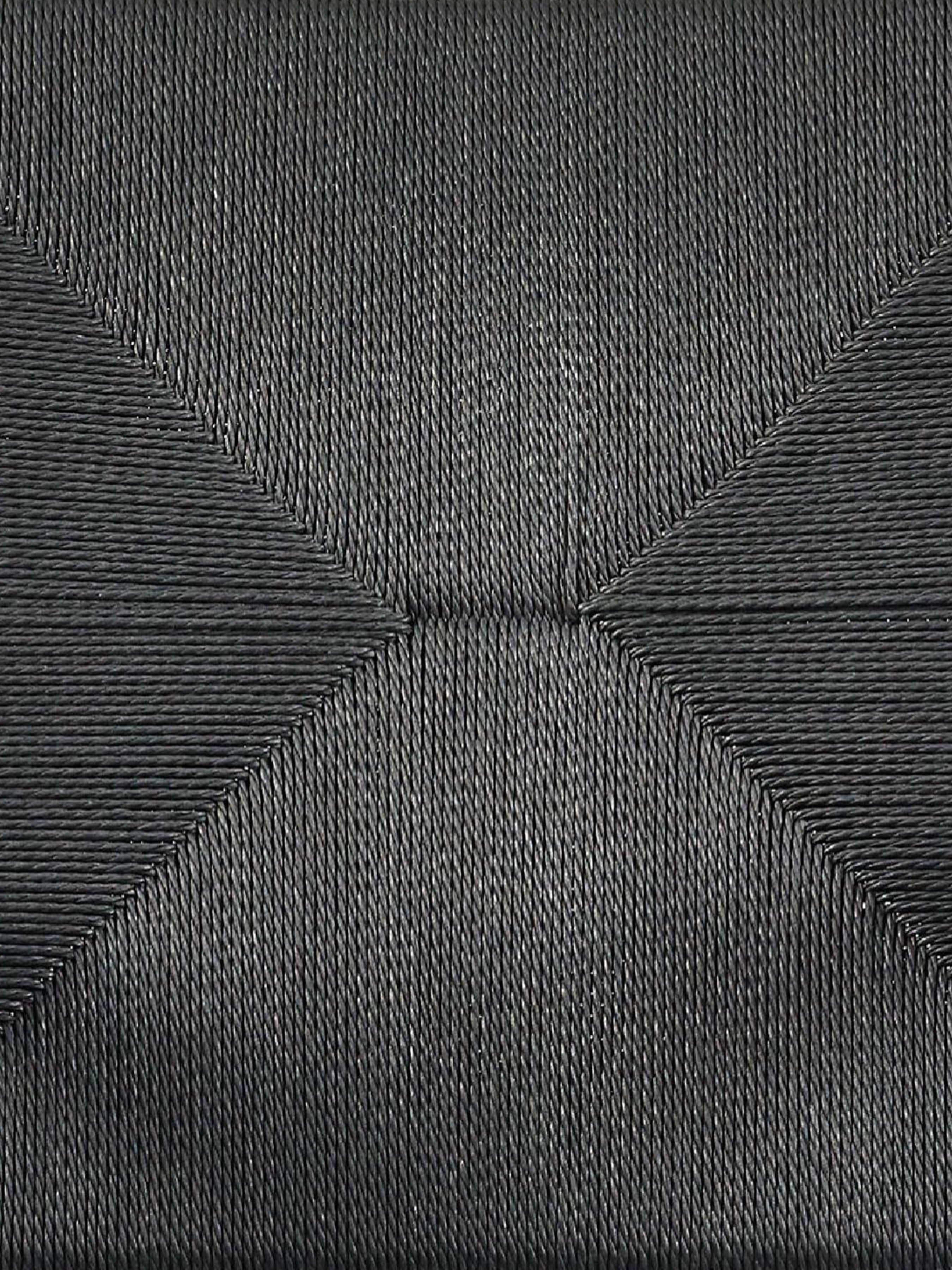 Barley Black Oak Wood & Rope Accent Chair