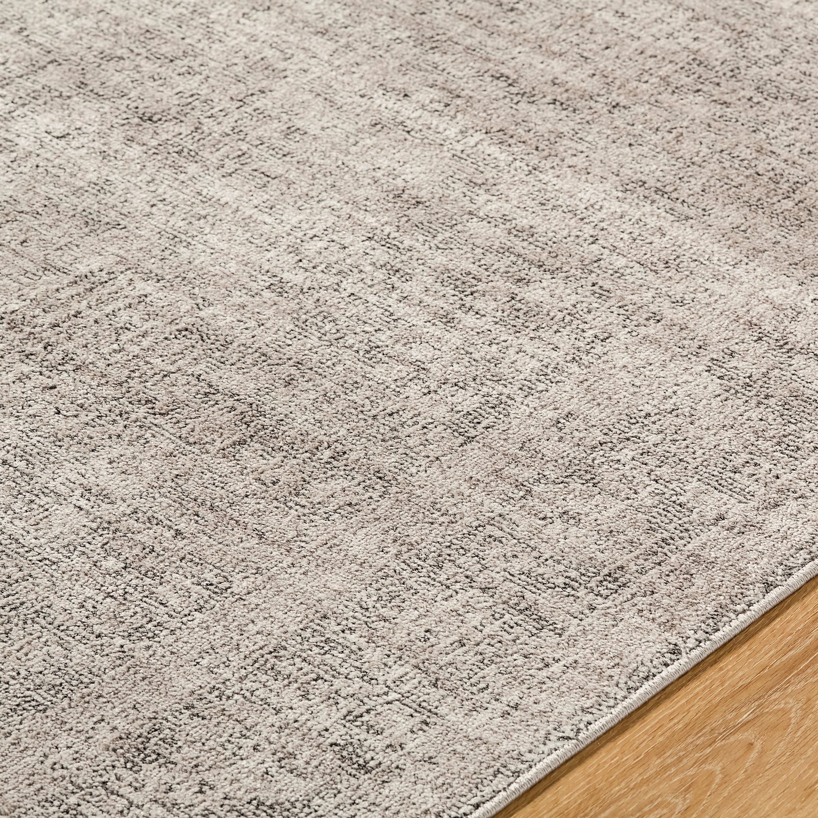 Maria Elena Galey Alix Vintage Traditional Vintage Boho Fringe Ivory & Medium Brown Polyester Rug 160x213cm - texture detail