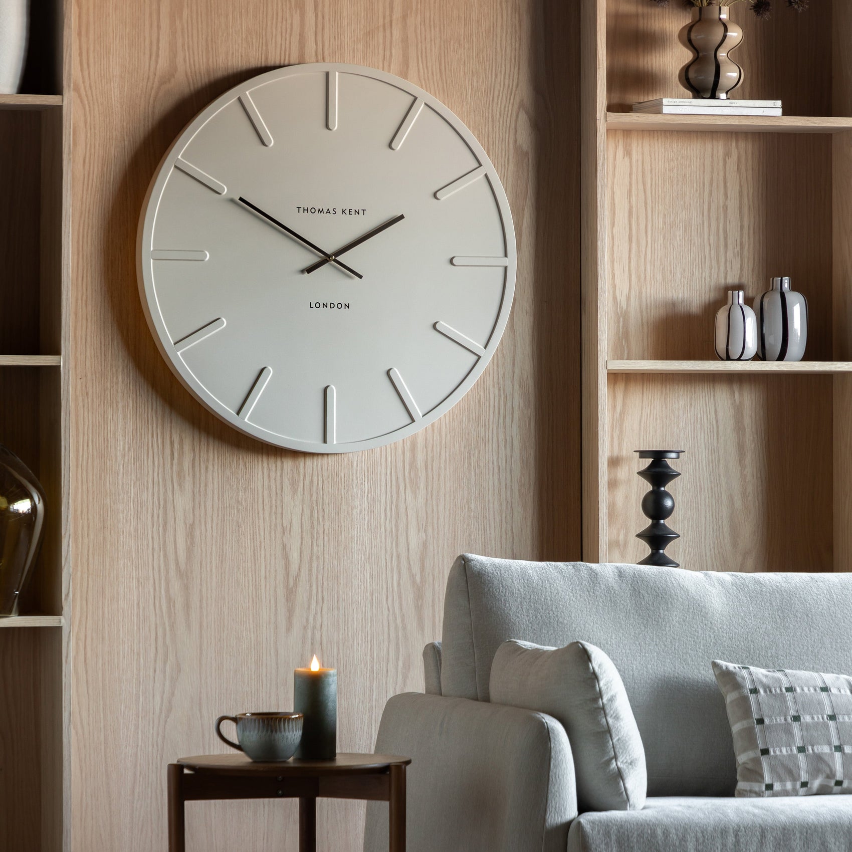 Eliora Cream Wall Clock