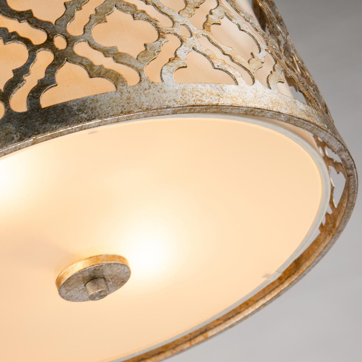 Vesper Double Flush Ceiling Light - Gold