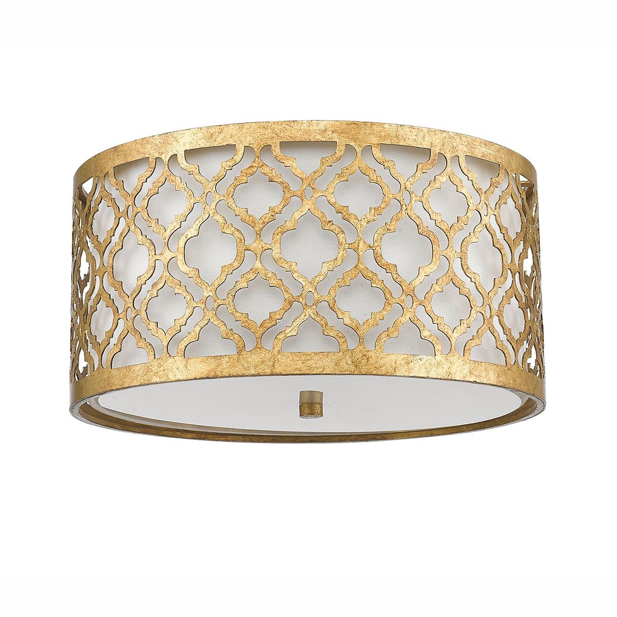 Vesper Double Flush Ceiling Light - Gold