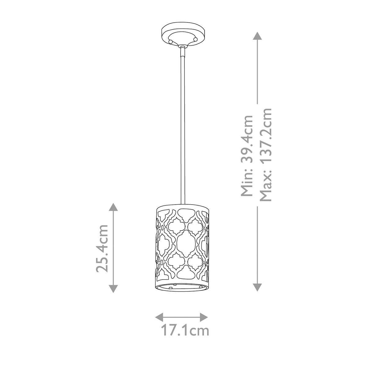 Vesper Single Duo-Mount Mini Pendant Light - Gold
