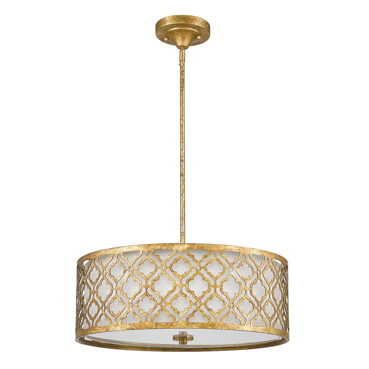 Vesper Triple Duo-Mount Large Pendant Light - Gold