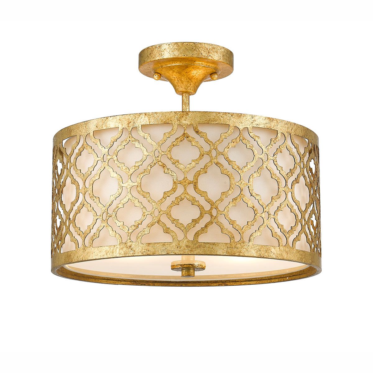 Vesper Double Duo-Mount Medium Pendant Light - Gold