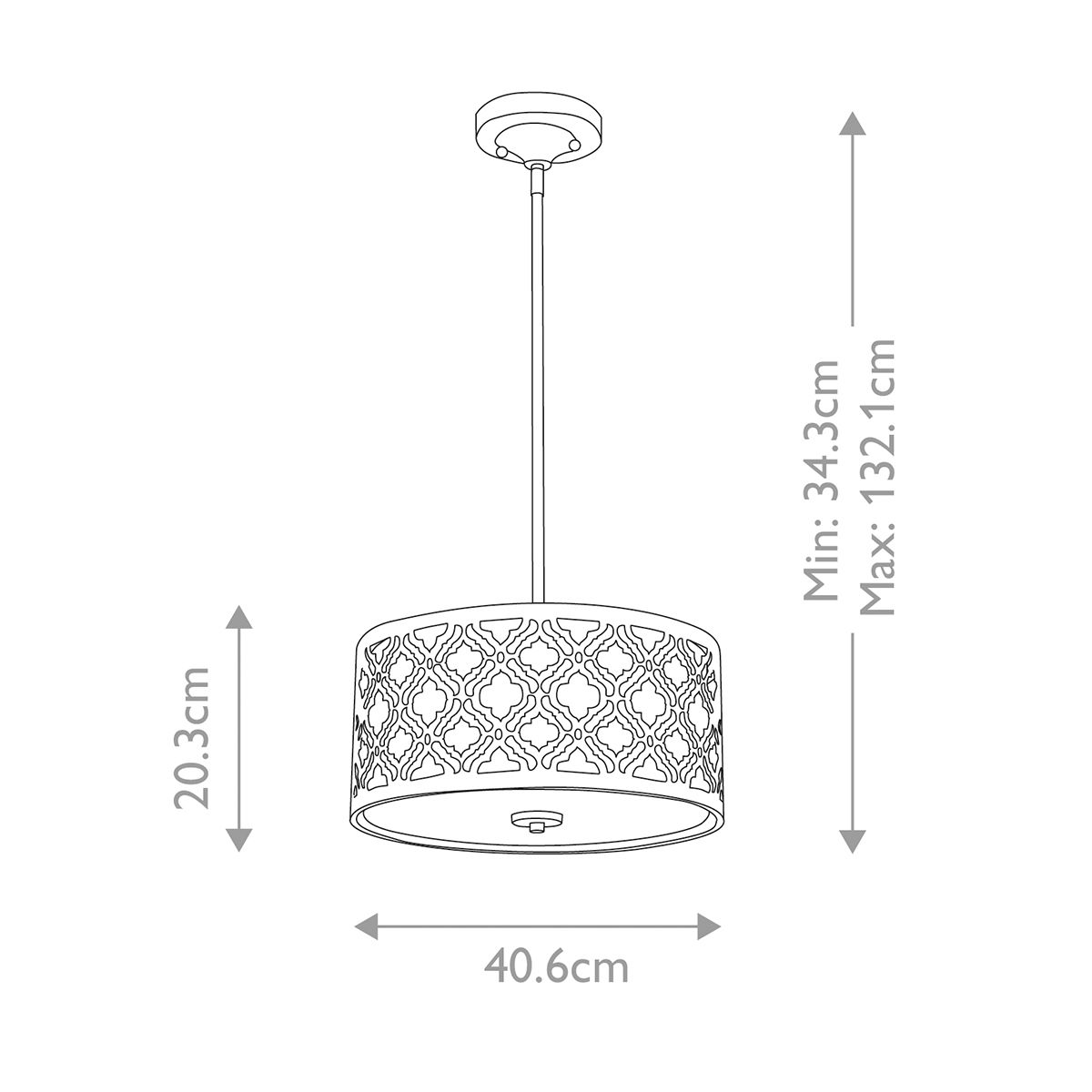 Vesper Double Duo-Mount Medium Pendant Light - Gold