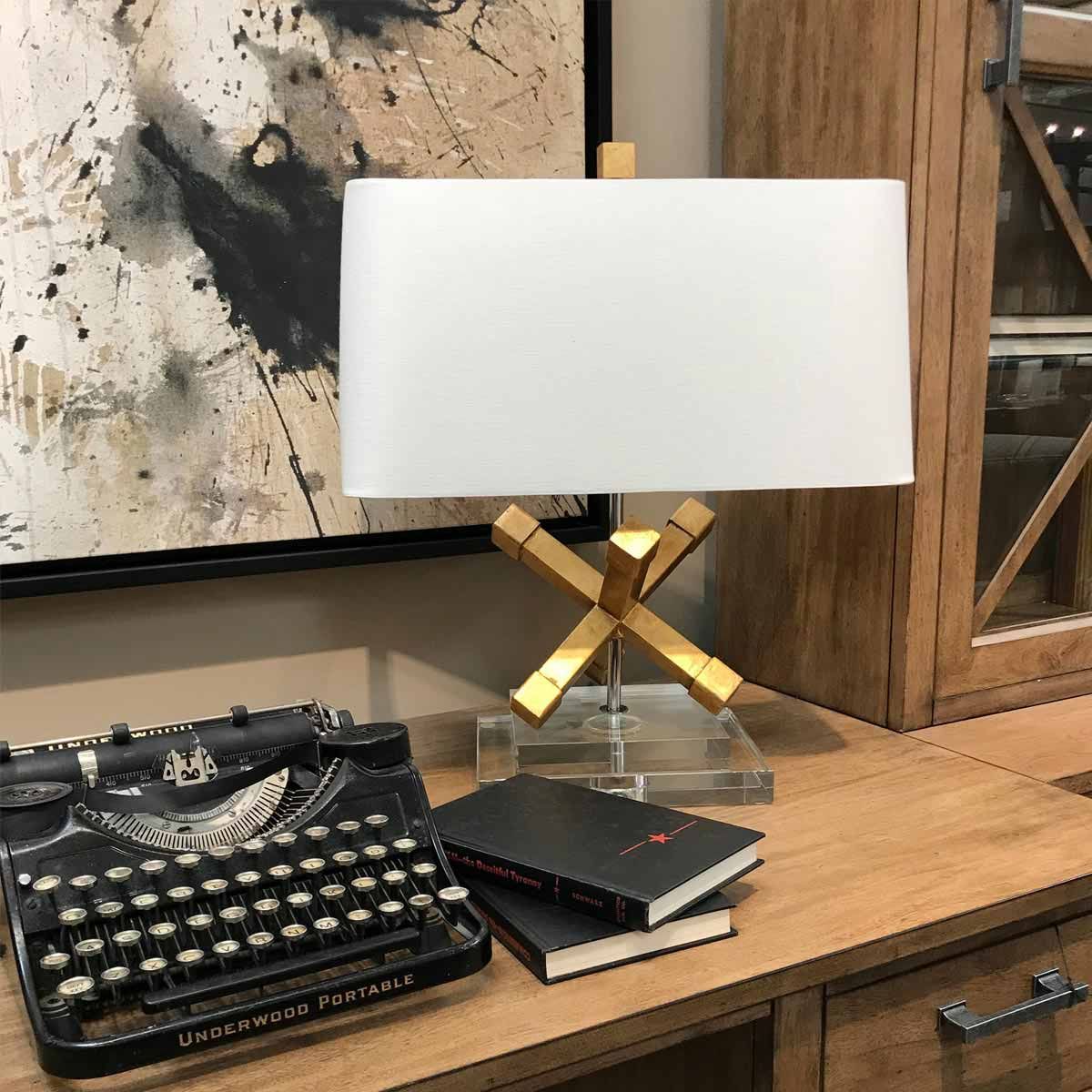 Jackson Square Table Lamp - Gold