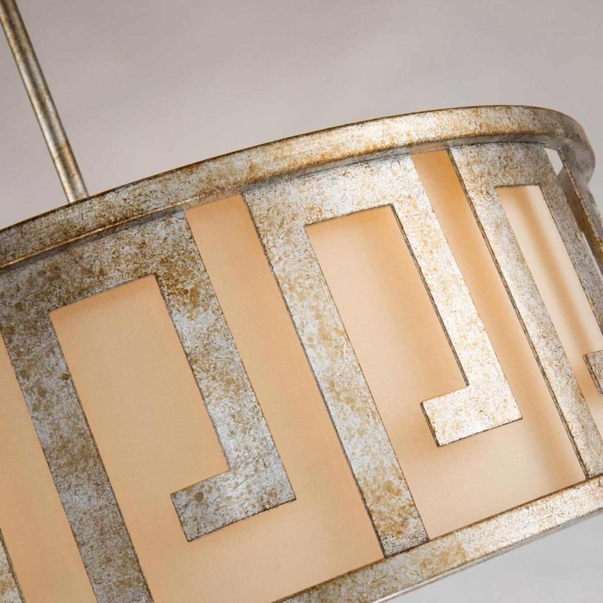 Marcus Triple Duo-Mount Large Pendant Light - Gold & Ivory