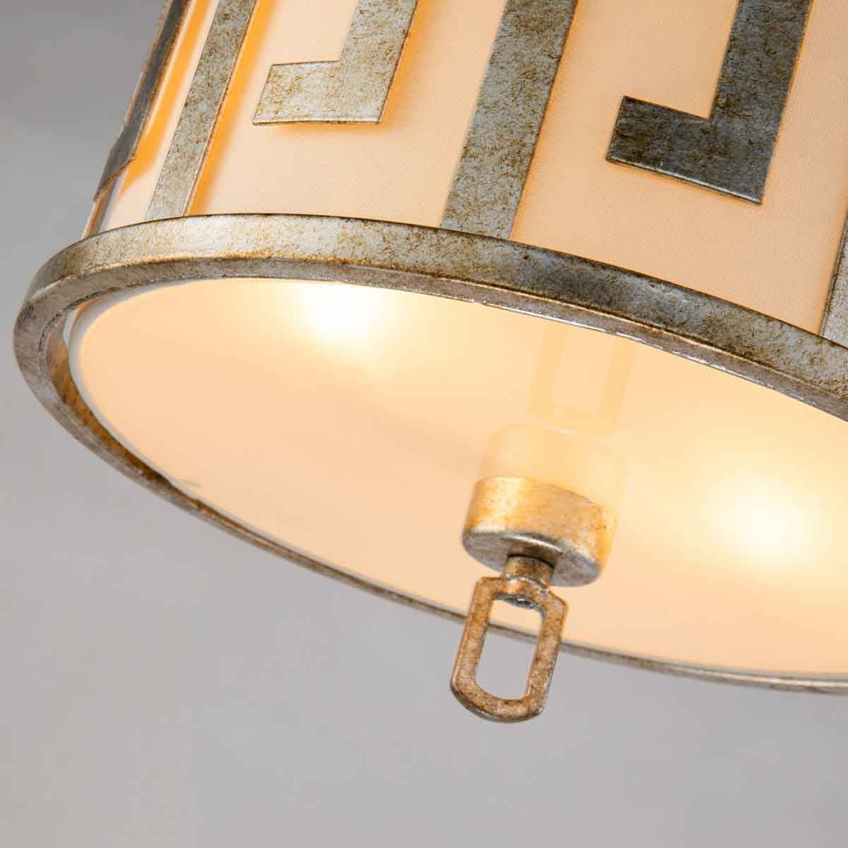 Marcus Double Medium Pendant Light - Gold & Ivory