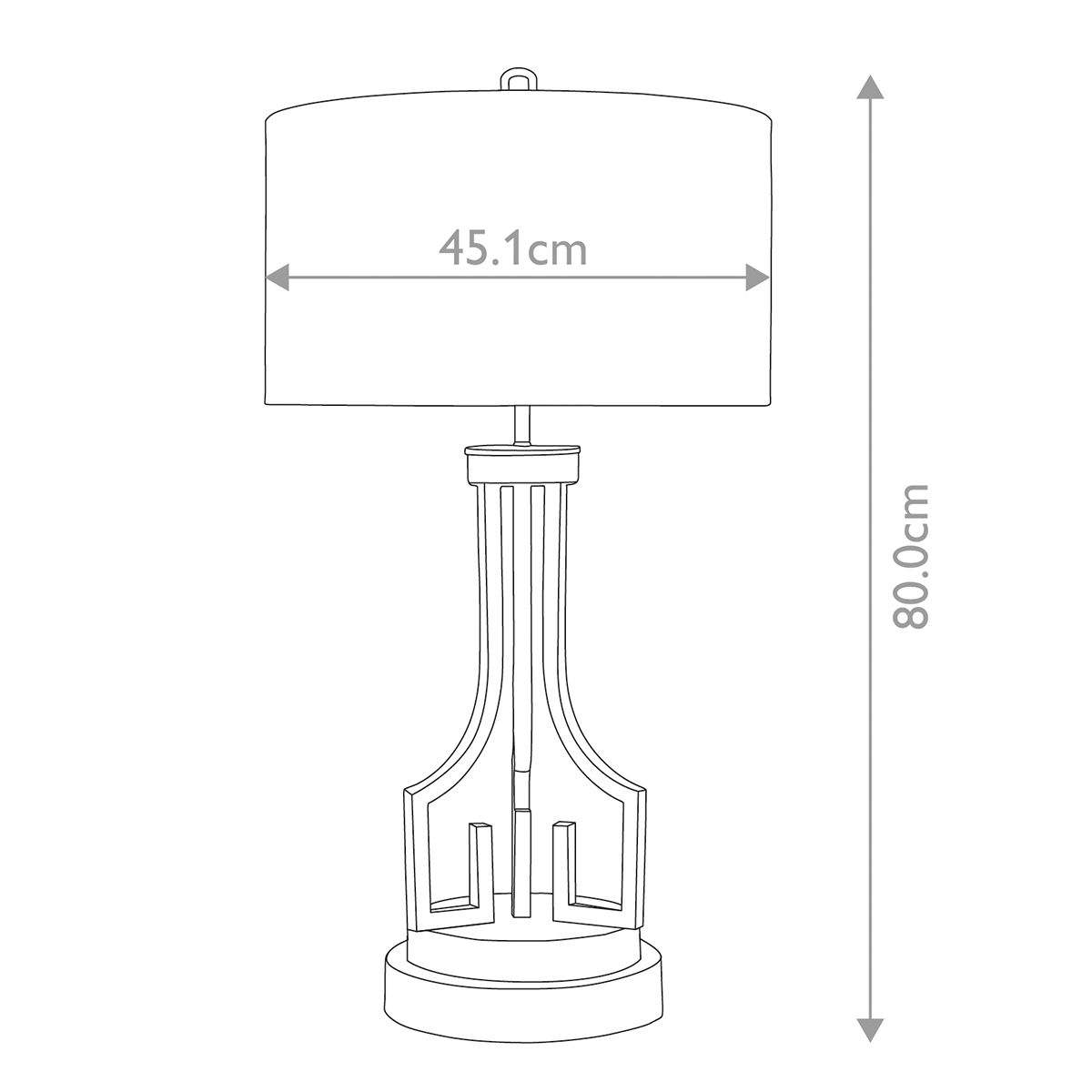 Marcus Table Lamp - Gold & Ivory