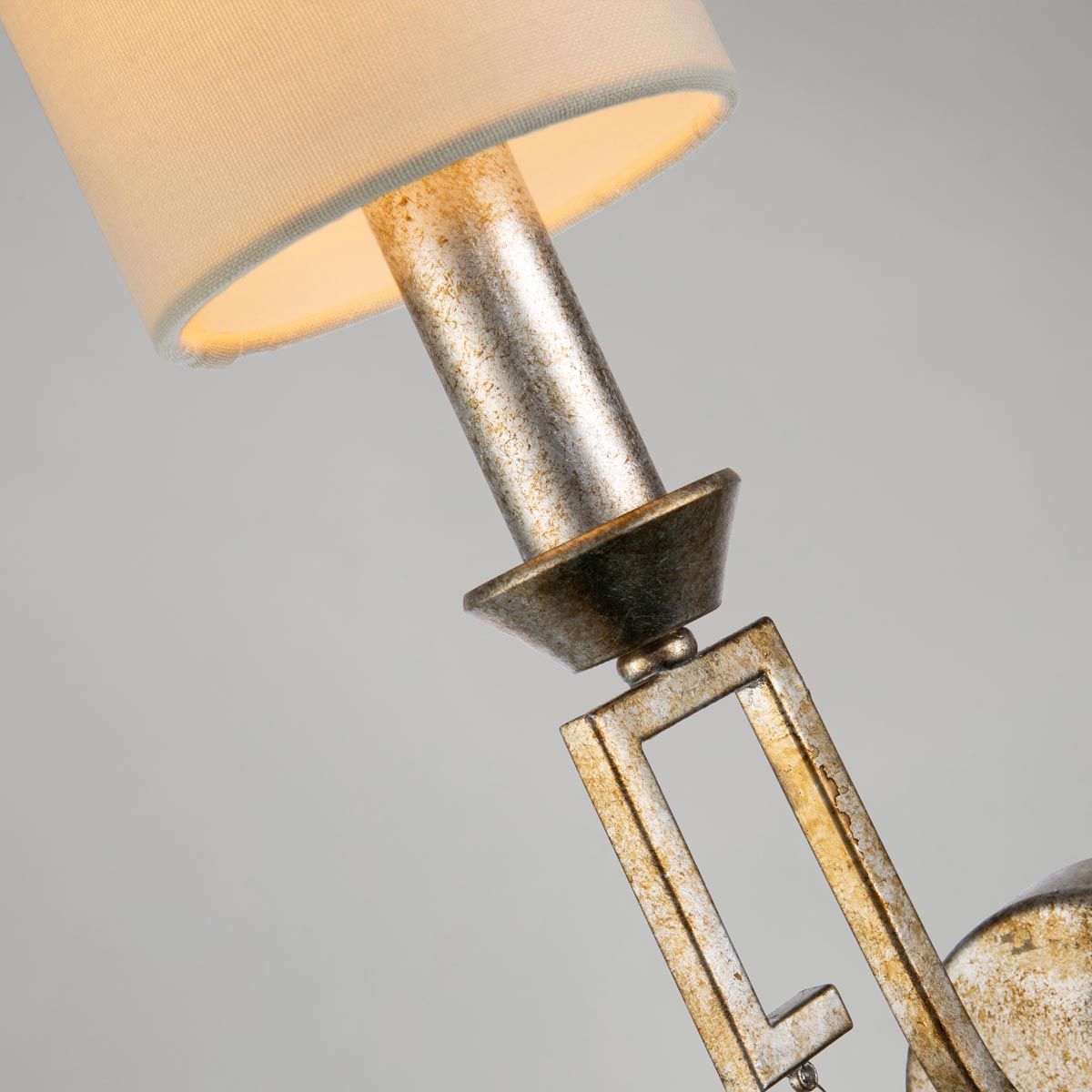 Marcus Single Wall Light - Gold & Ivory
