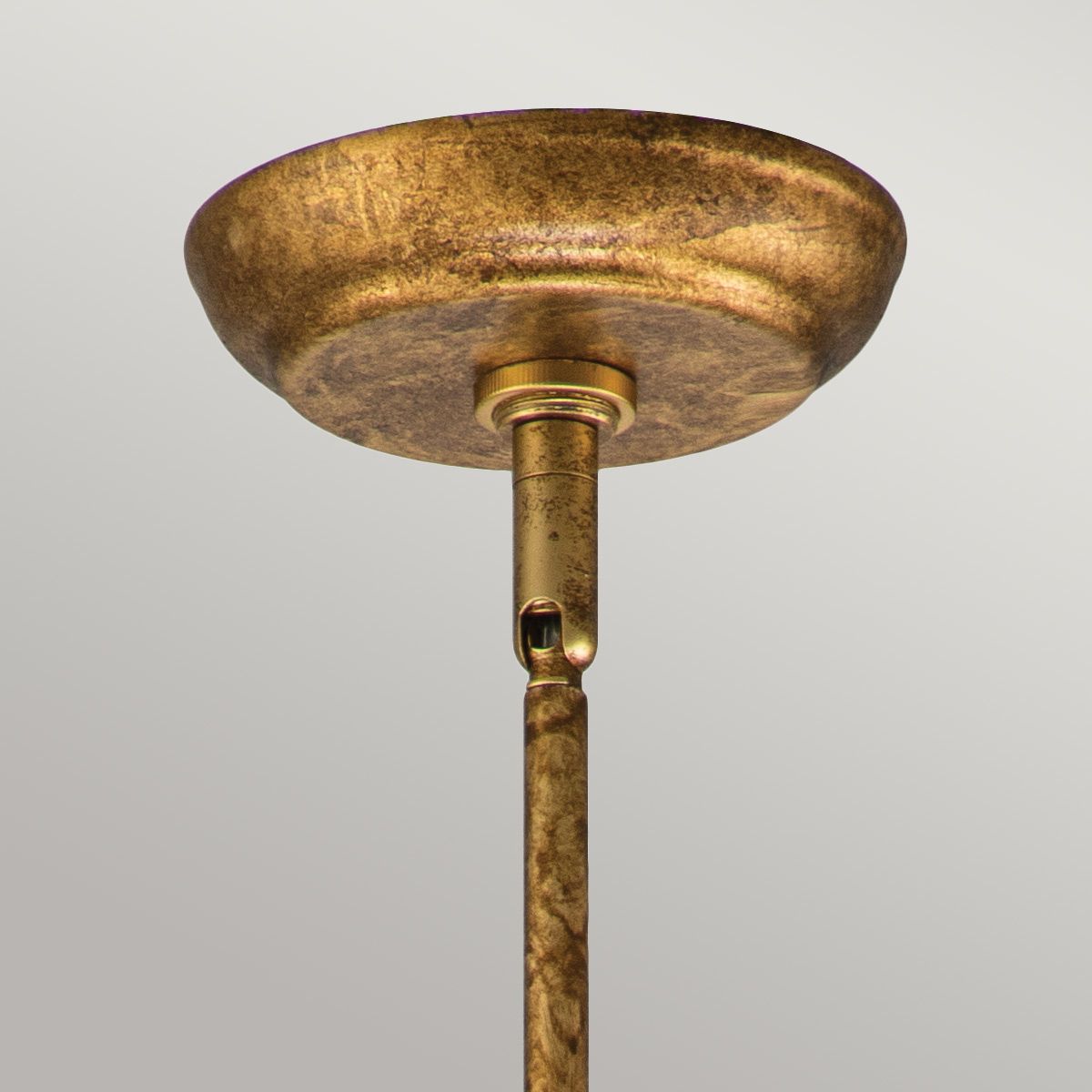 Sun King 1lt Pendant Light - Gold Leaf