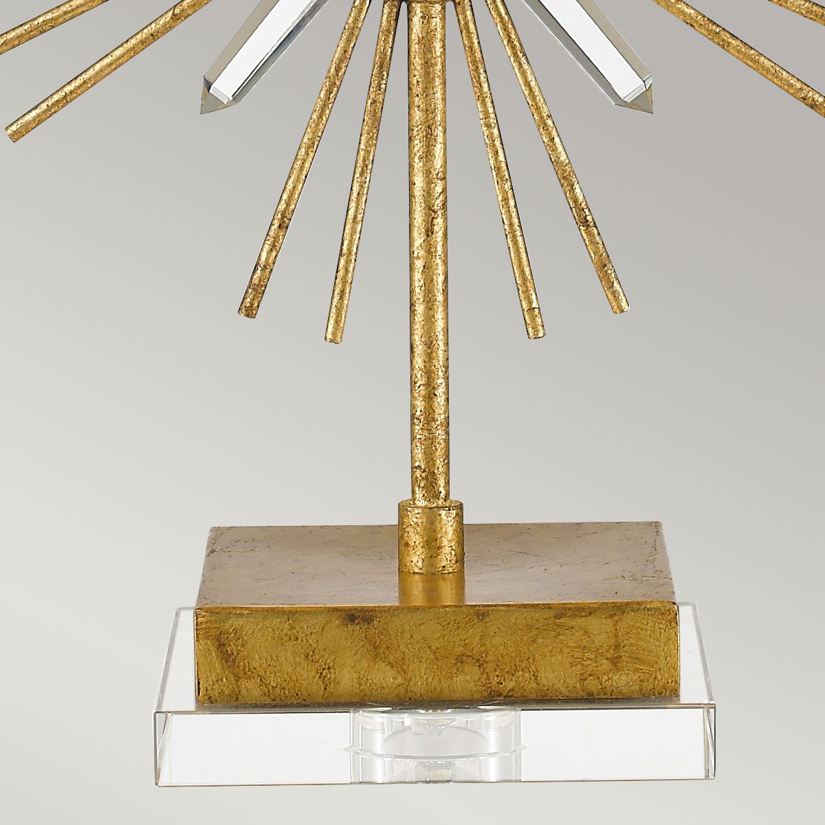 Sun King Sunburst Table Lamp - Gold