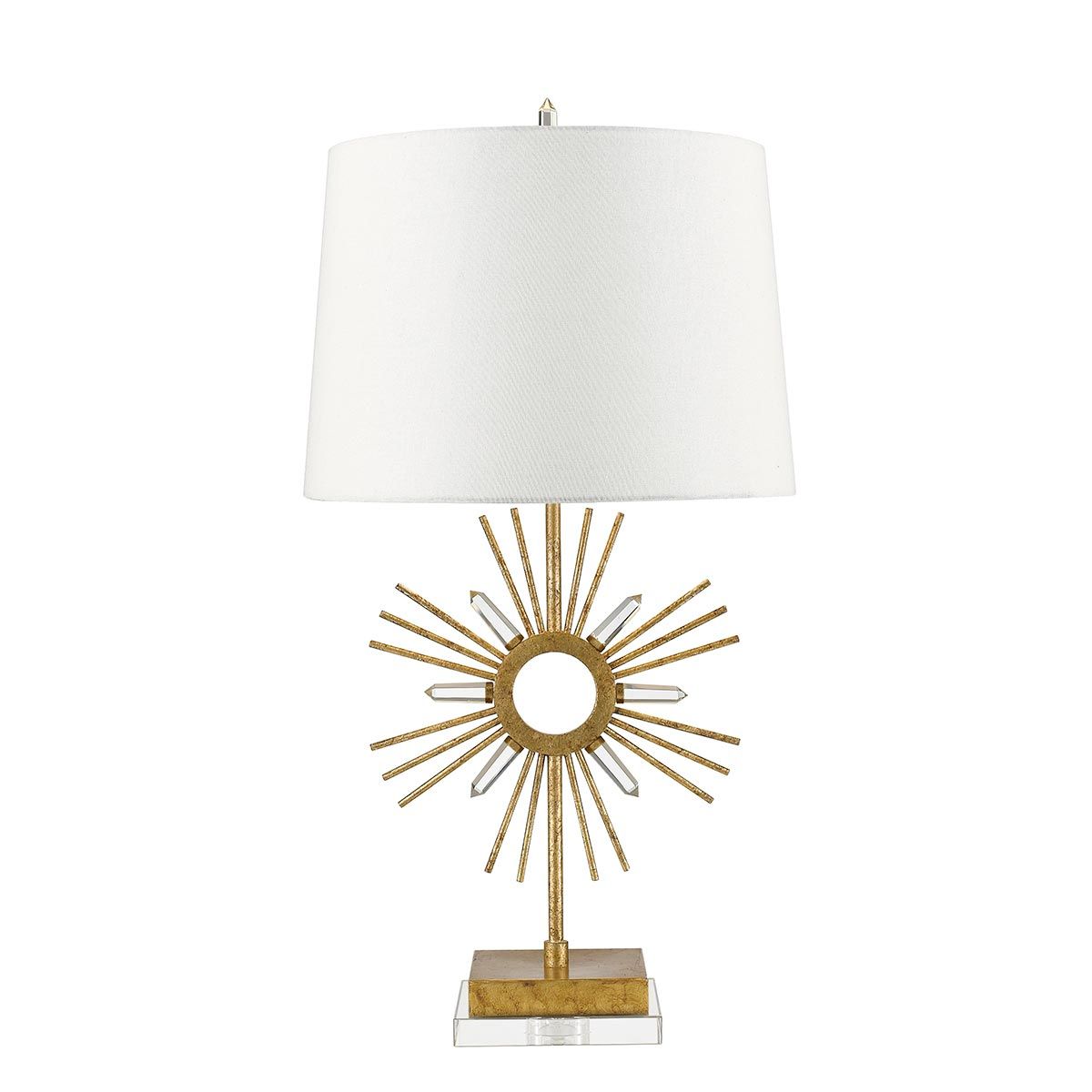Sun King Sunburst Table Lamp - Gold