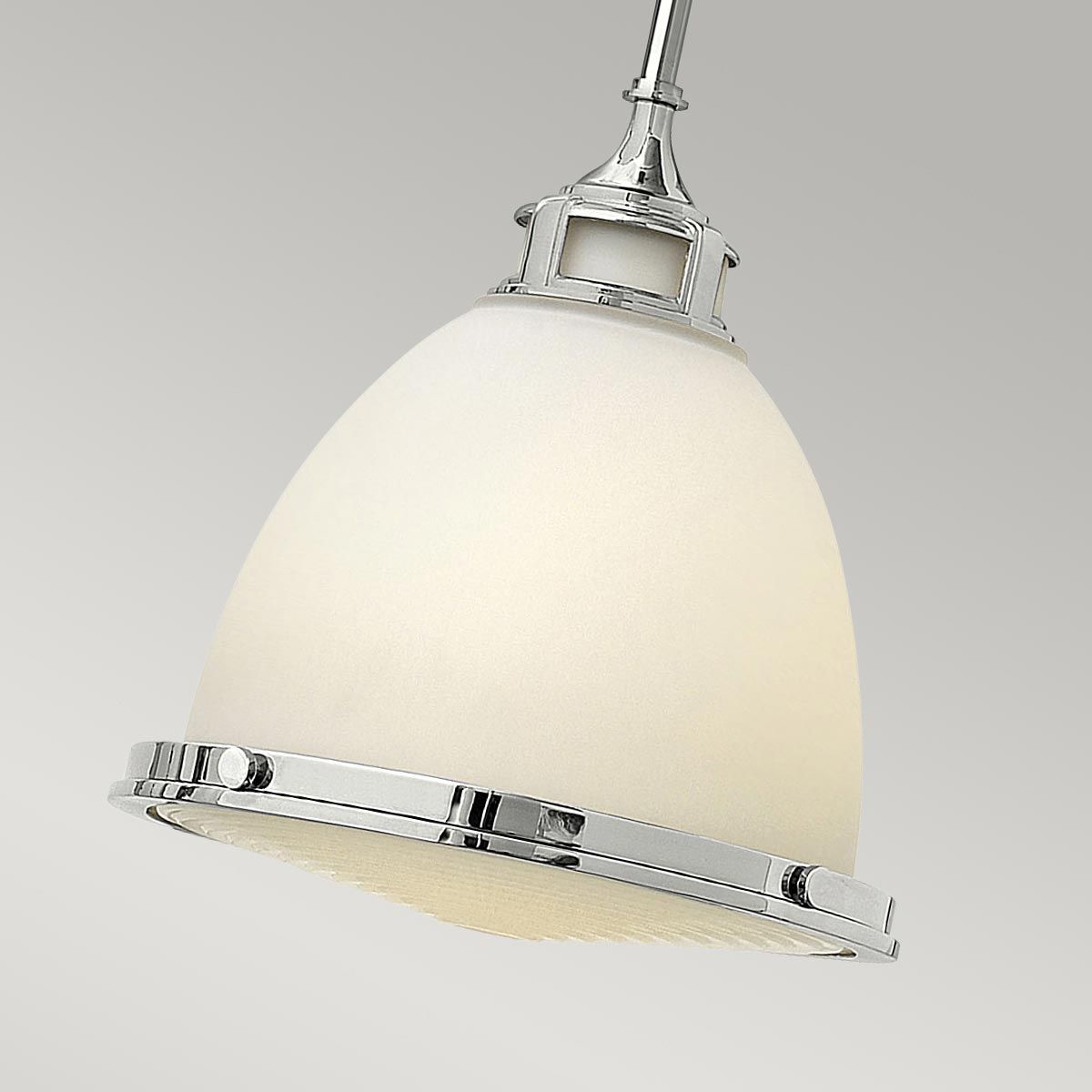 Yardley Single Medium Pendant Light - Chrome