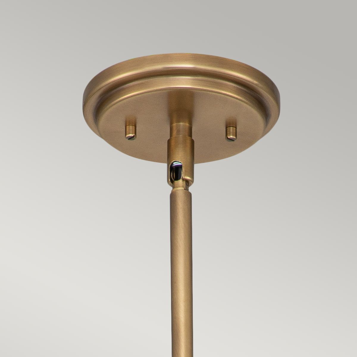 Yardley Single Medium Pendant Light - Brass
