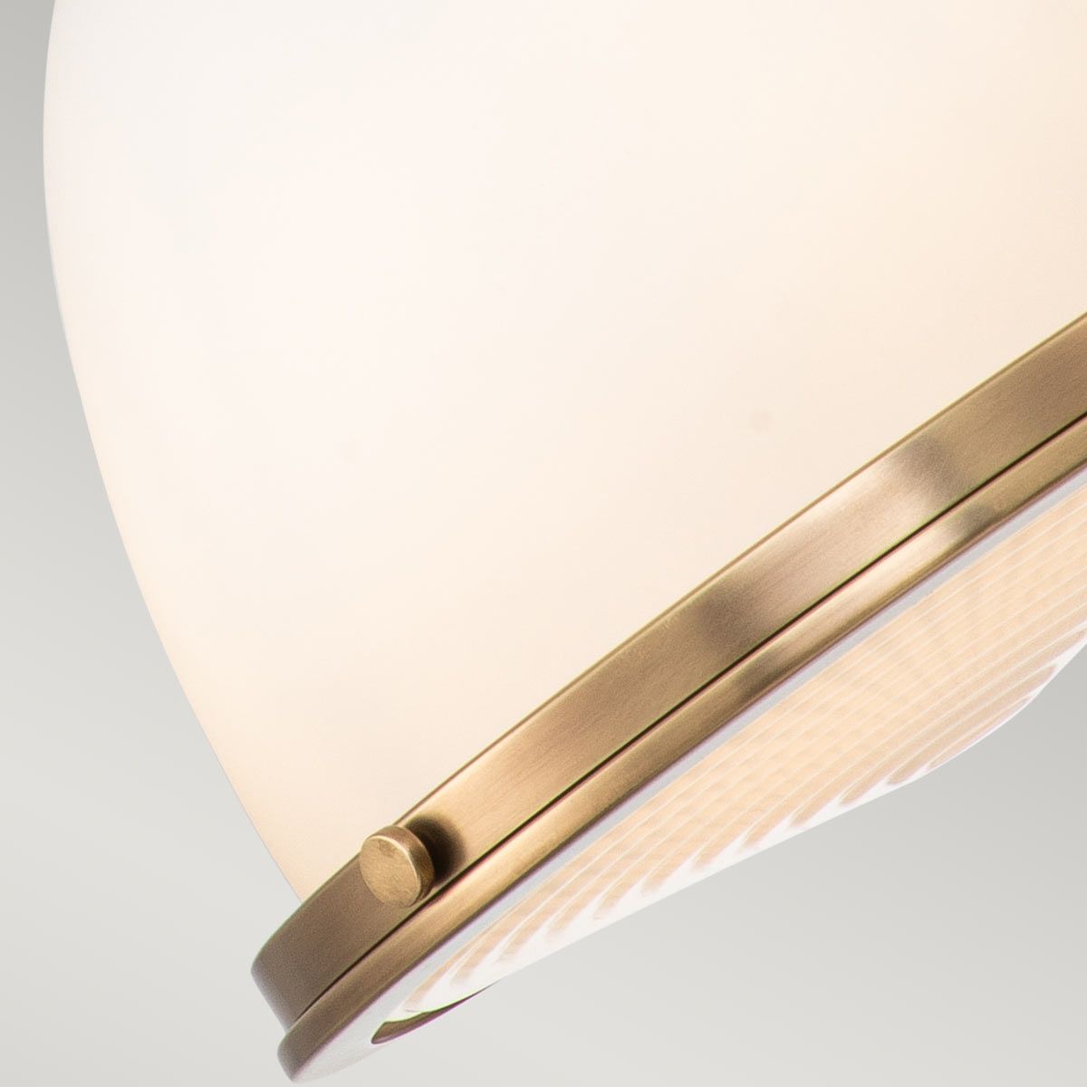 Yardley Single Medium Pendant Light - Brass