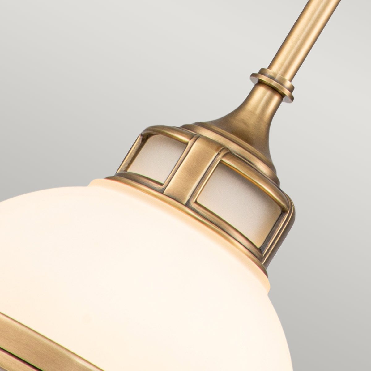 Yardley Single Mini Pendant Light - Brass