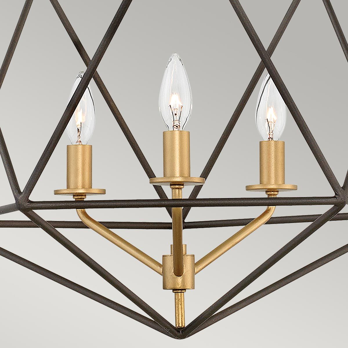 Loire Triple Pendant Light Chandelier