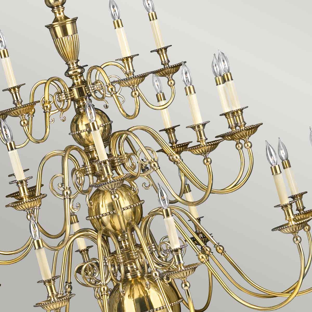 Juniper 25 Light Chandelier - Brass