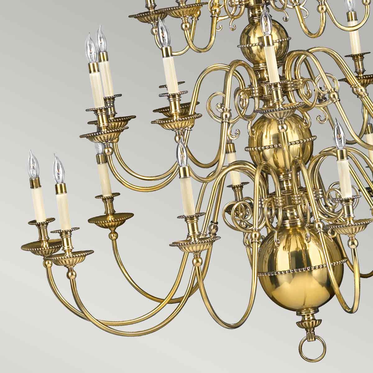 Juniper 25 Light Chandelier - Brass