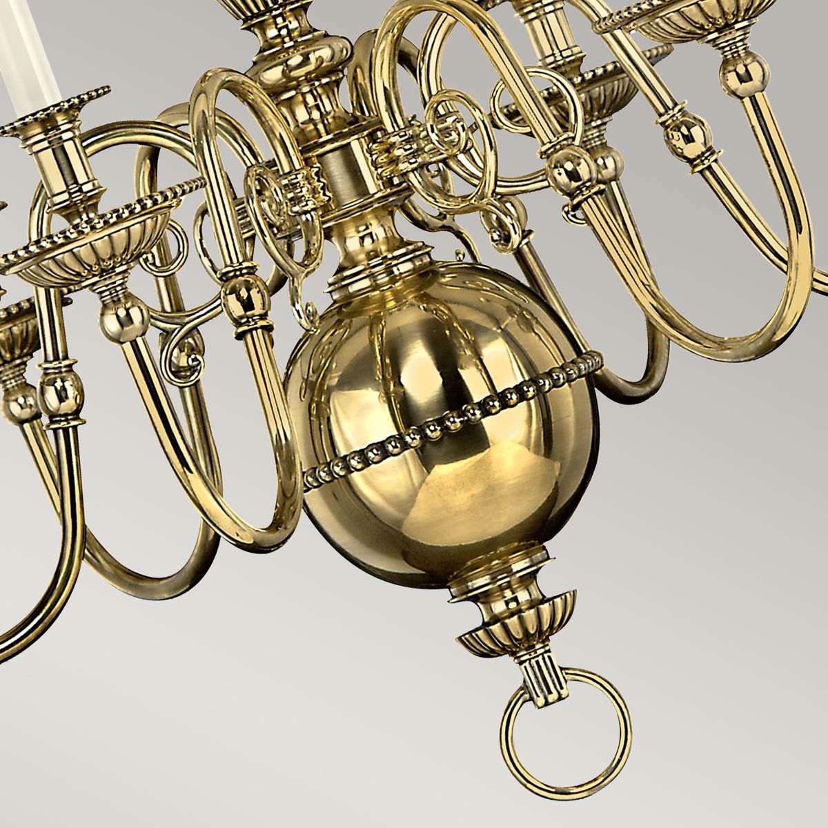 Juniper 6 Light Chandelier - Brass