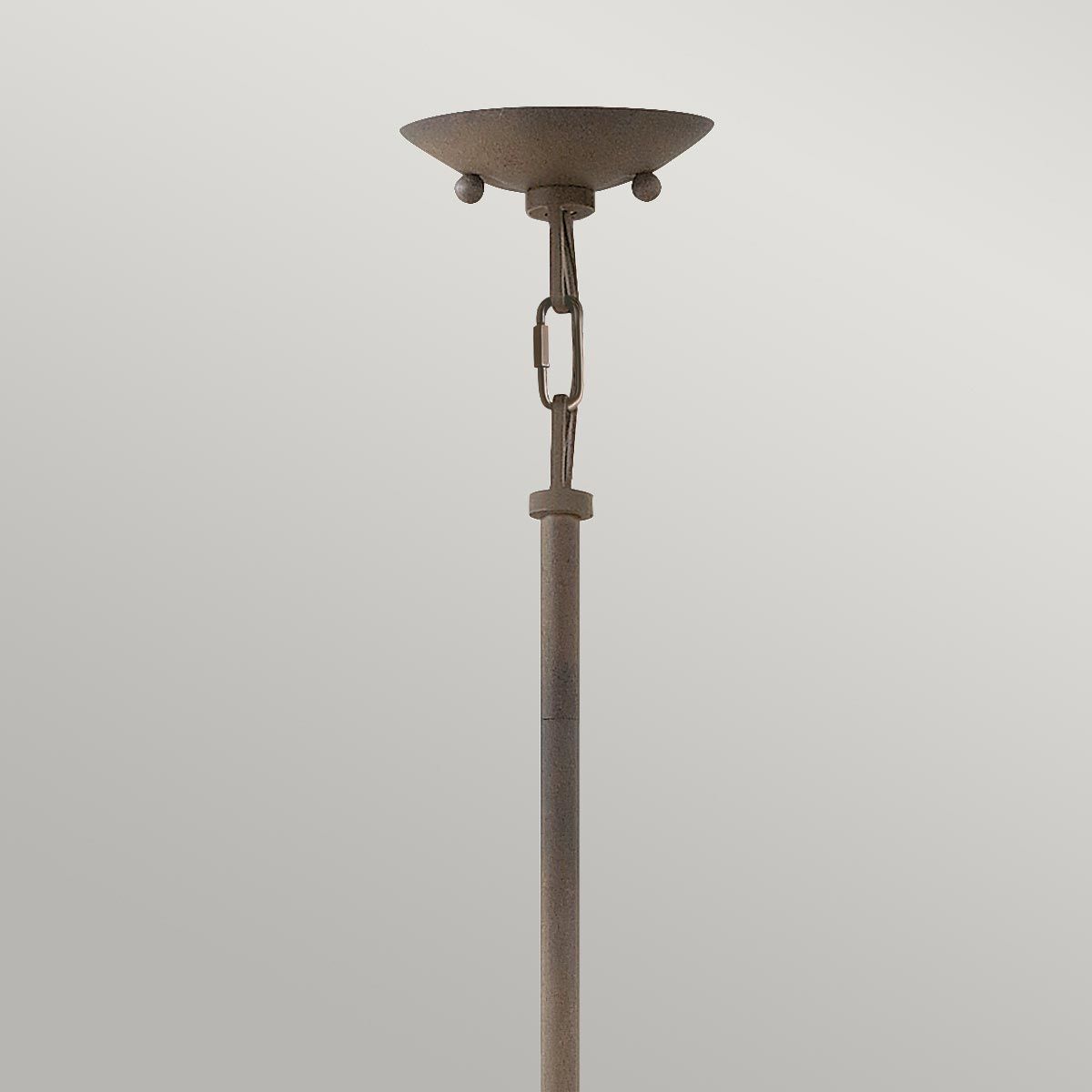 Jonah 5 Light Outdoor Chandelier - Vintage Iron