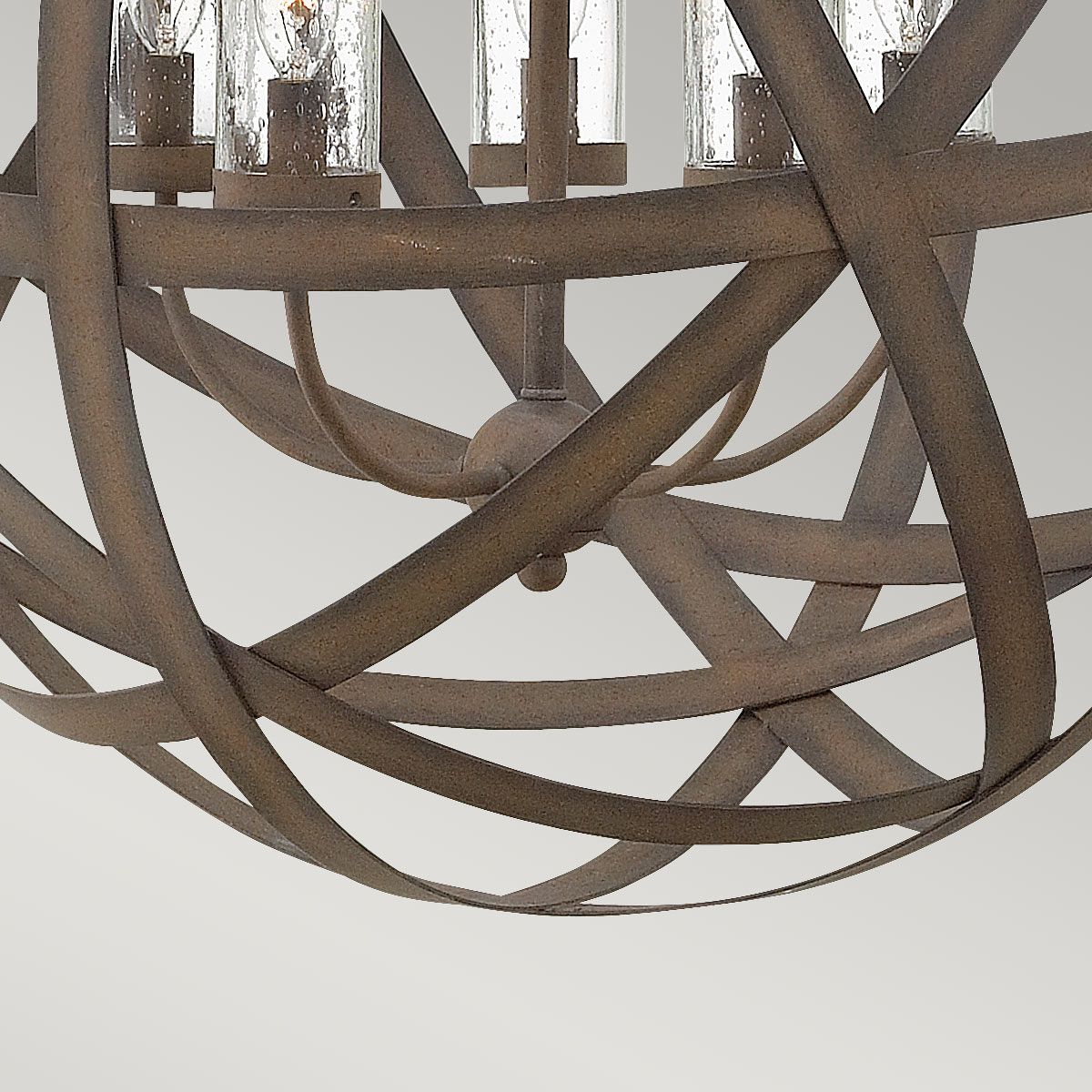 Jonah 5 Light Outdoor Chandelier - Vintage Iron