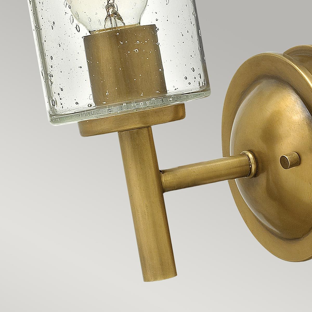 Collier 1 Light Wall Light - Brass