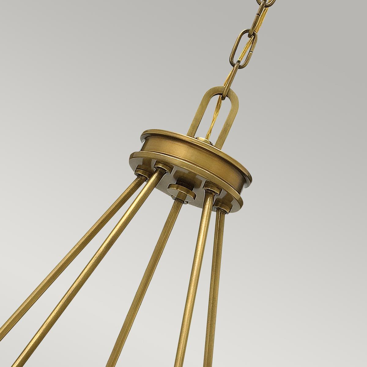 Hackney 5 Light Chandelier - Brass