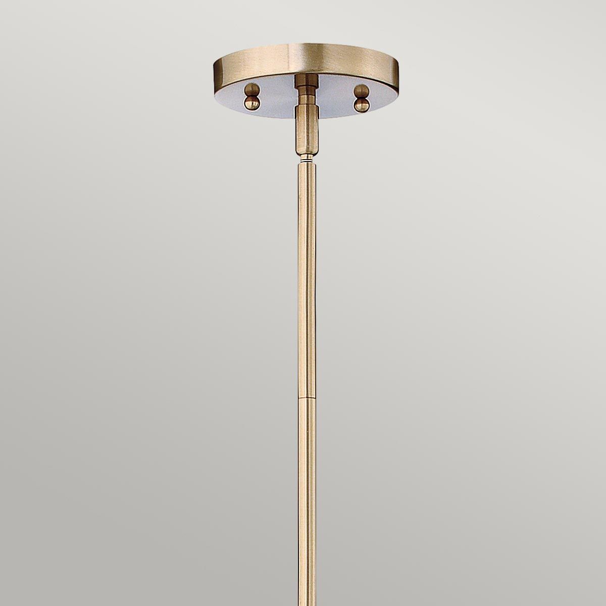 Harlow Single Clear Glass Pendant Light - Chrome