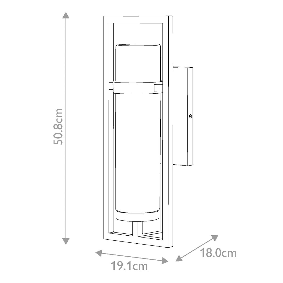 Wallace Single Wall Light - Bronze
