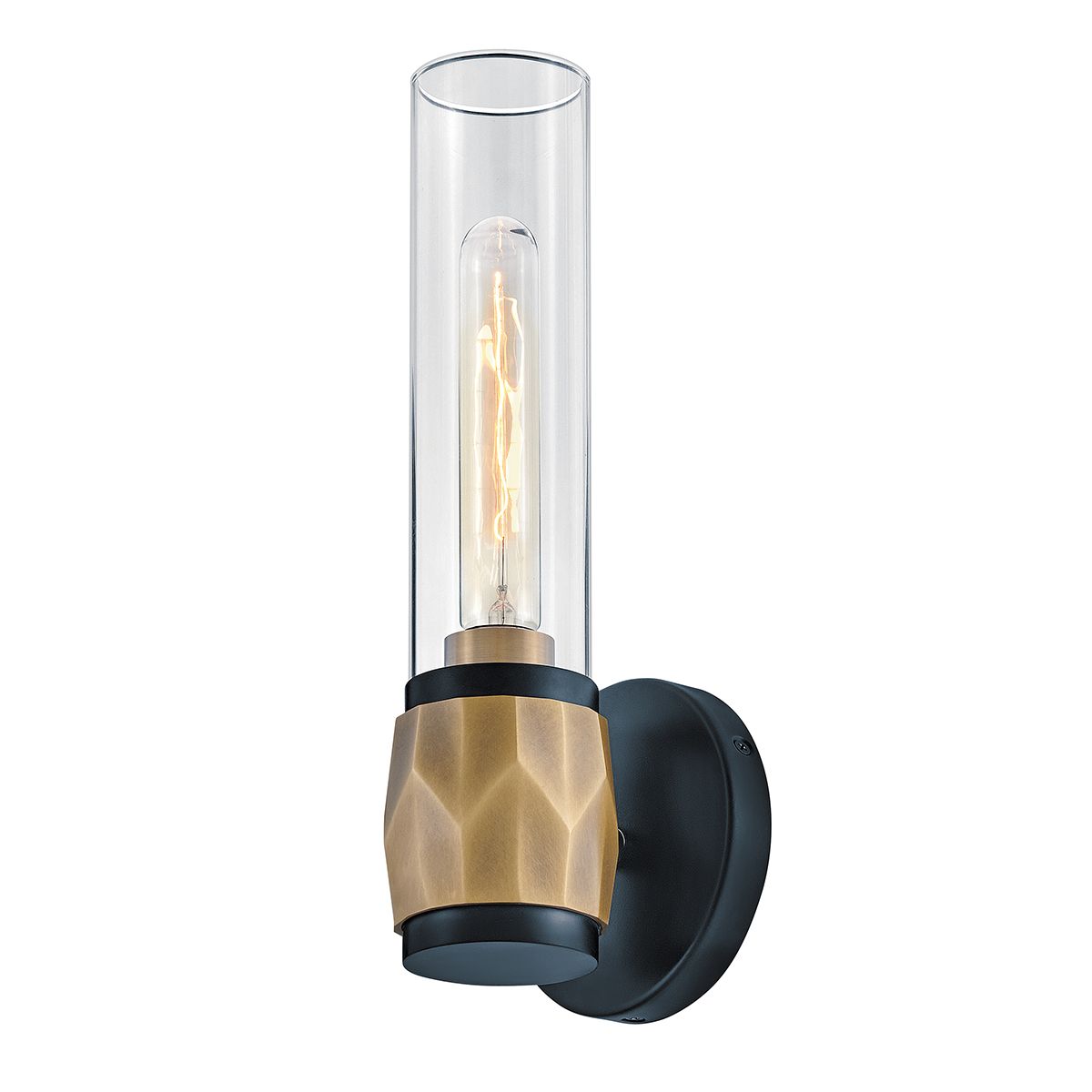 Clara Single Wall Light - Brass