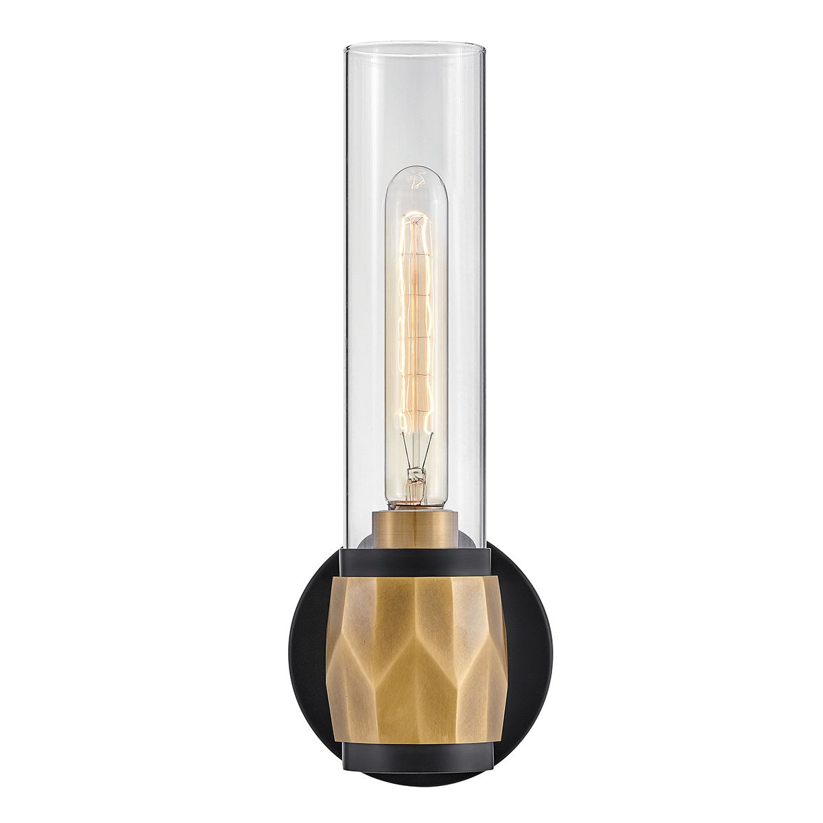 Clara Single Wall Light - Brass