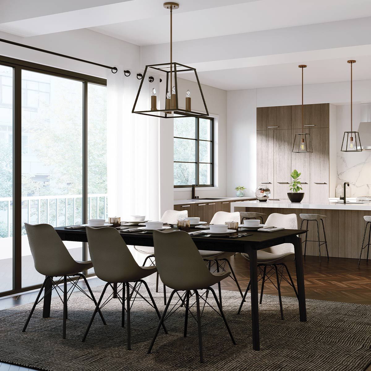 Murray 4 Light Pendant Light Chandelier