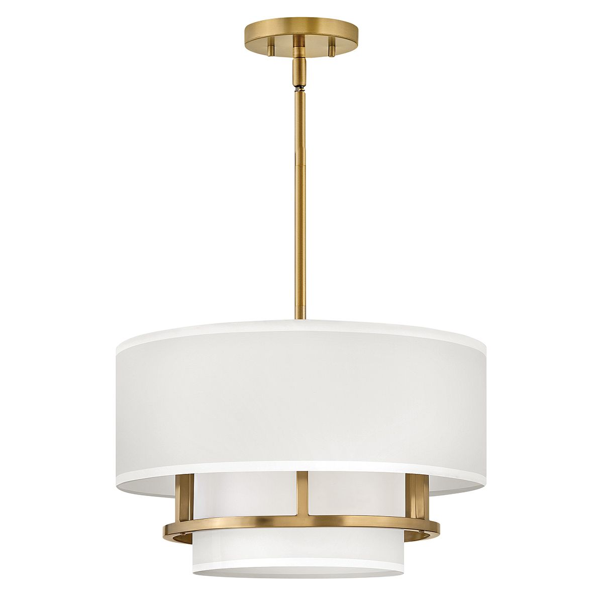 Yvette Triple Duo Mount - Lacquered Brass