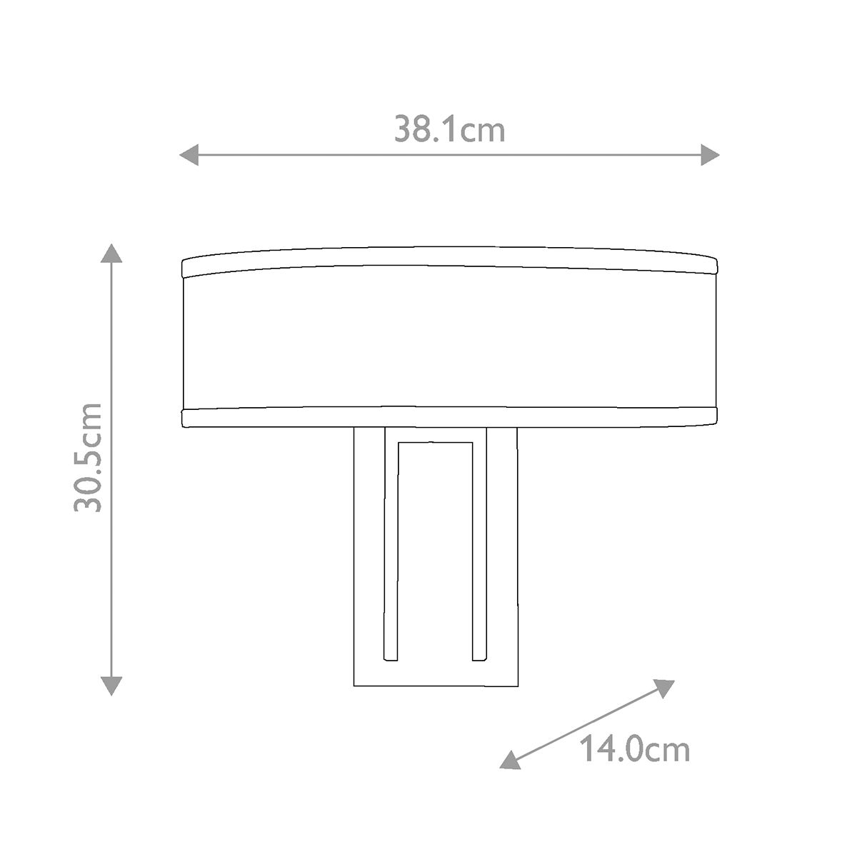 Coxmoor Double Wall Light - Brass