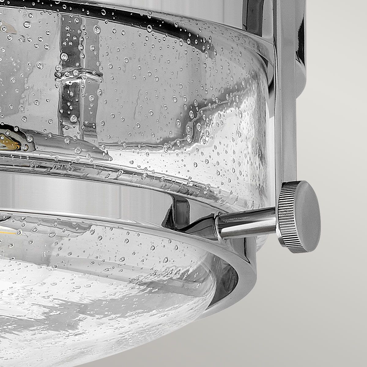 Padstow Triple Flush Ceiling Light - Chrome