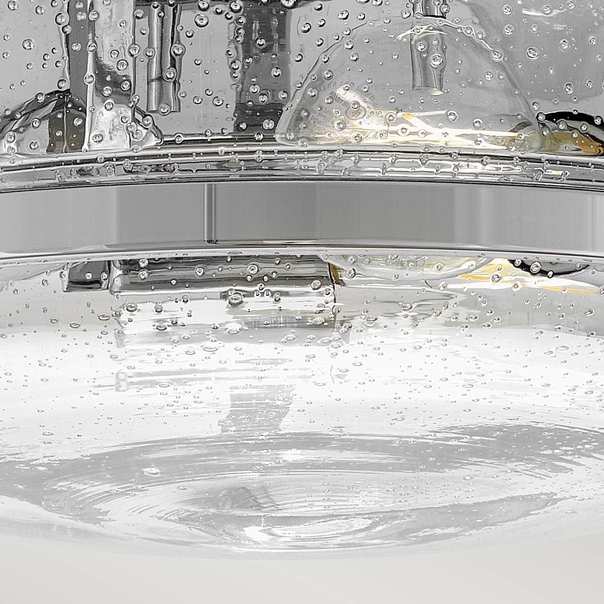 Padstow Triple Flush Ceiling Light - Chrome