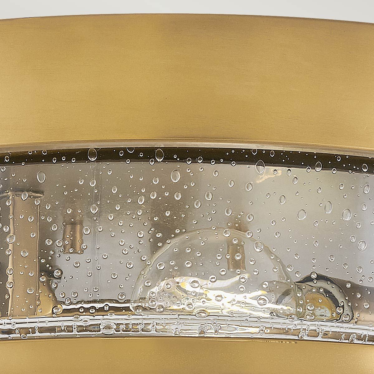 Padstow Triple Flush Ceiling Light - Brass