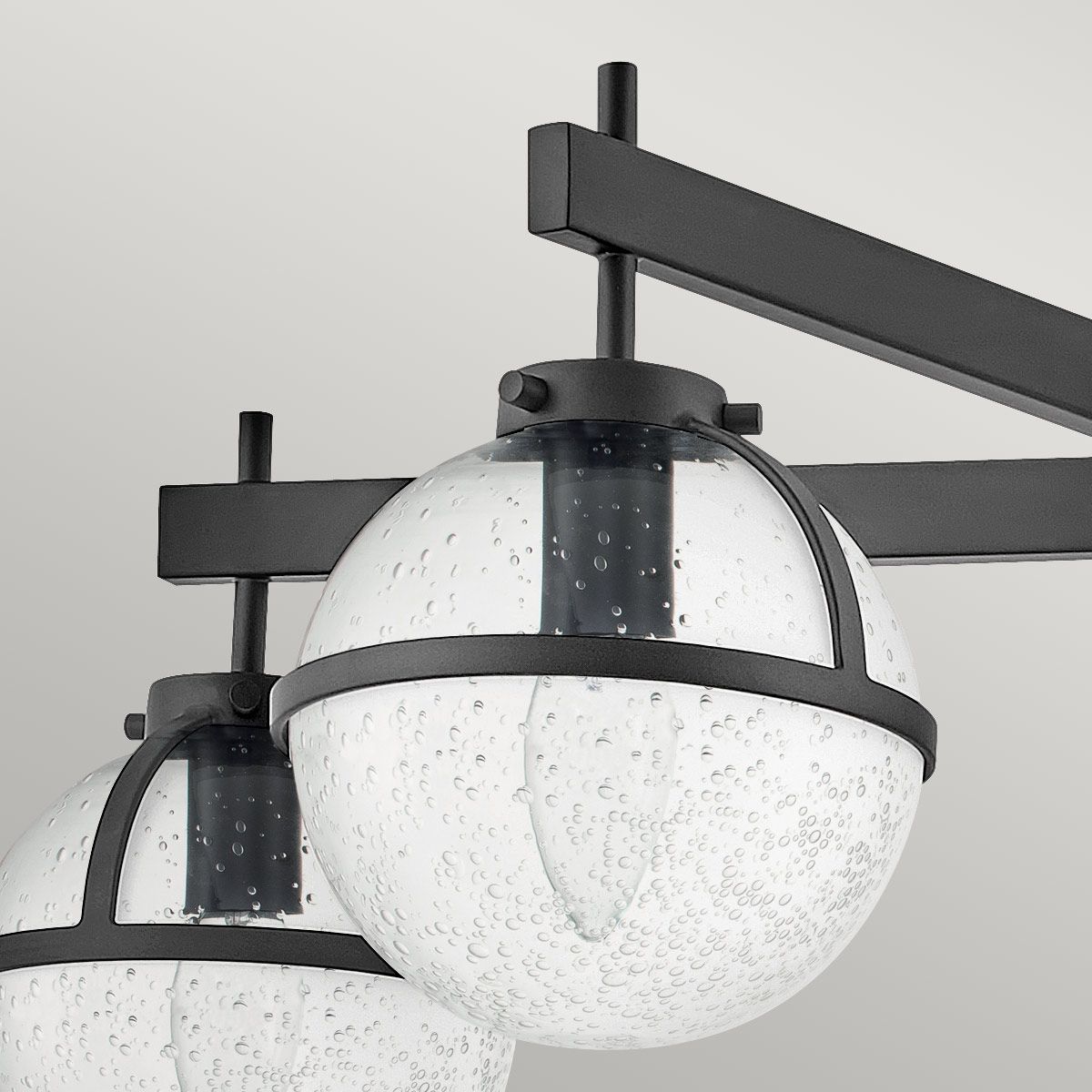 Bridport 5 Light Semi Flush Ceiling Light - Black