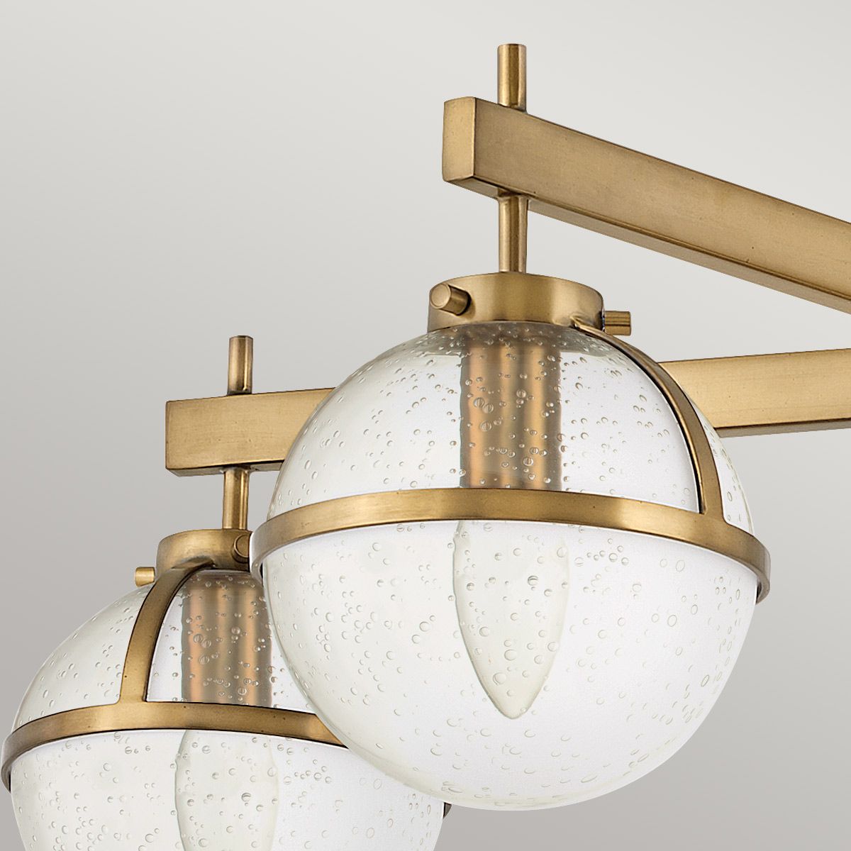Bridport 5 Light Semi Flush Ceiling Light - Brass