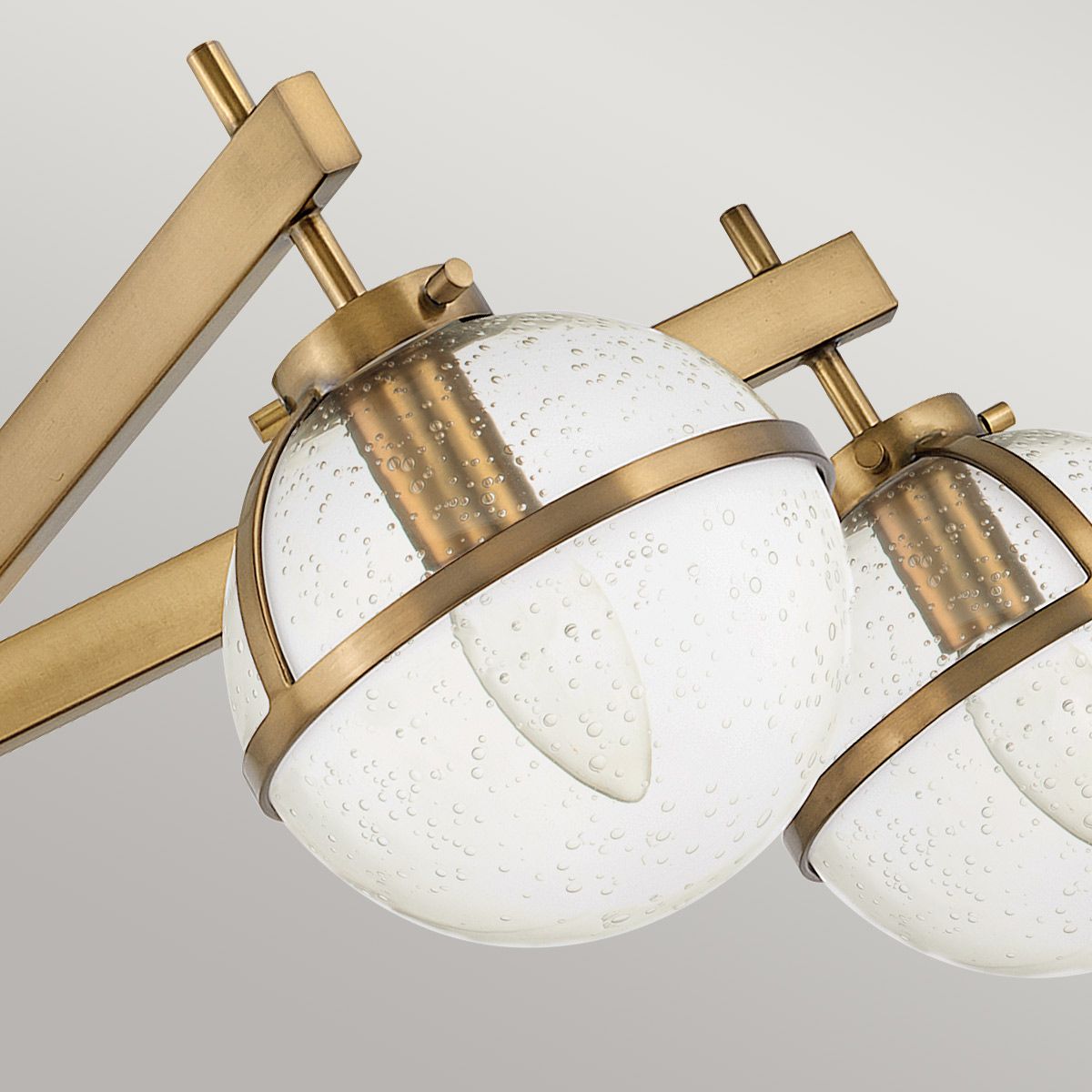 Bridport 5 Light Semi Flush Ceiling Light - Brass