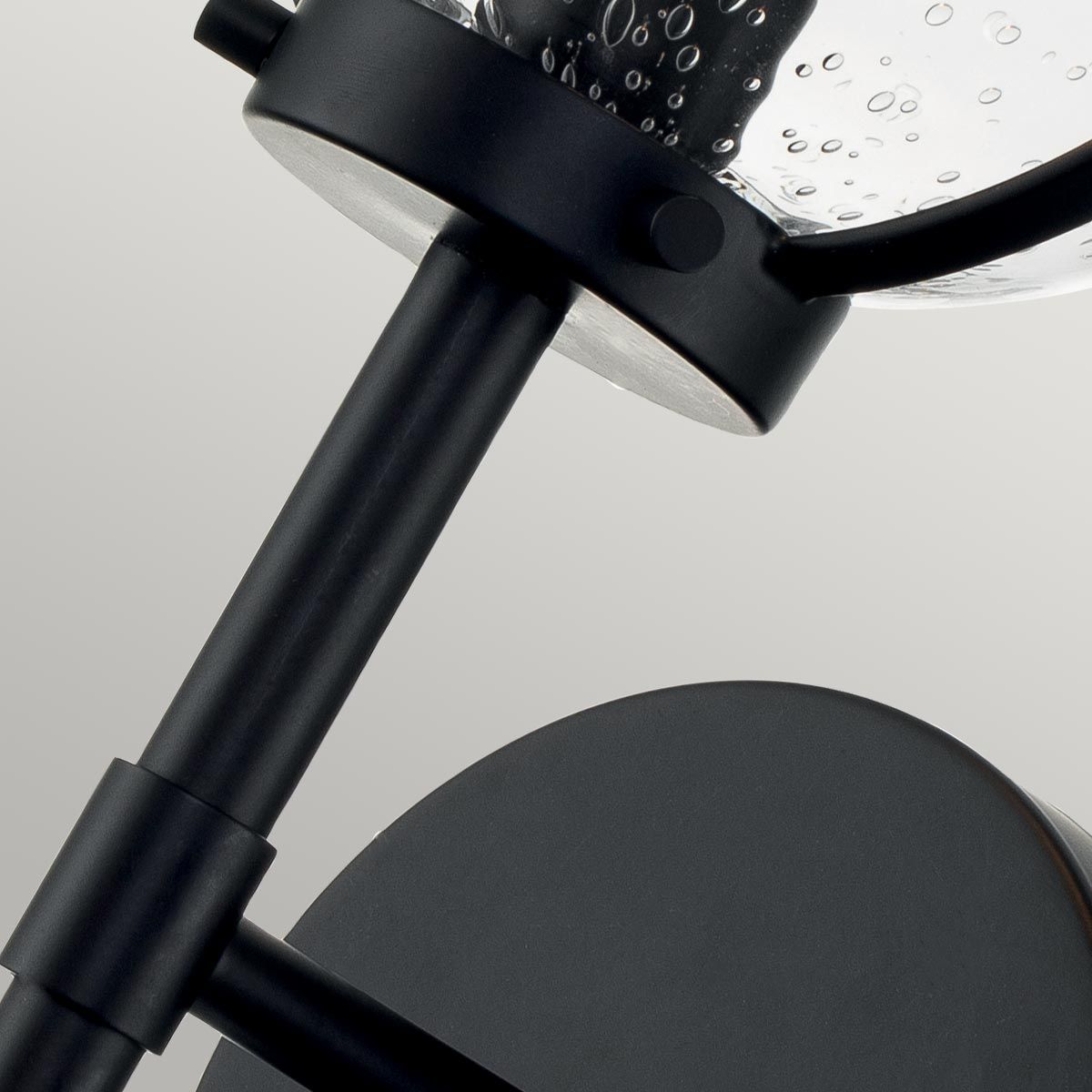Bridport Single Wall Light - Black